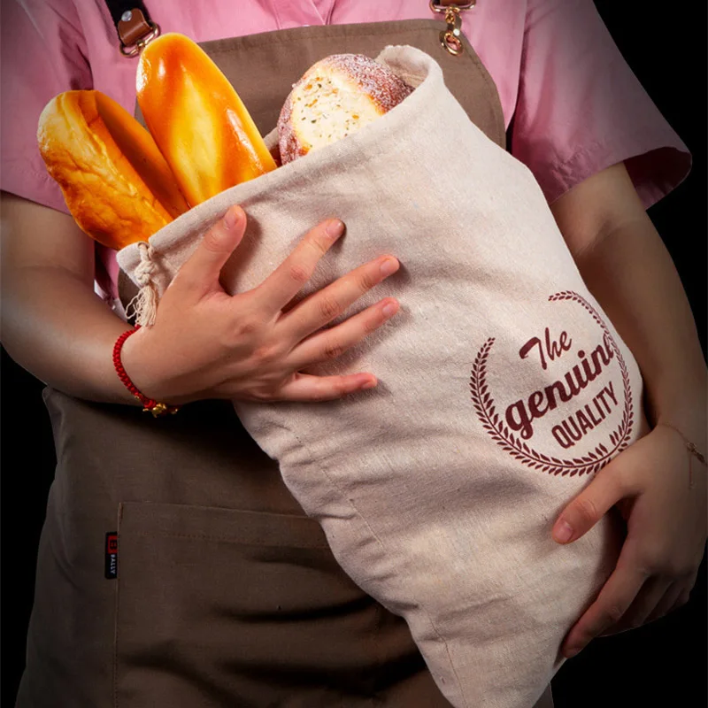 Food Storage Bags Reusable - Linen Bread Bag Reusable Bags For