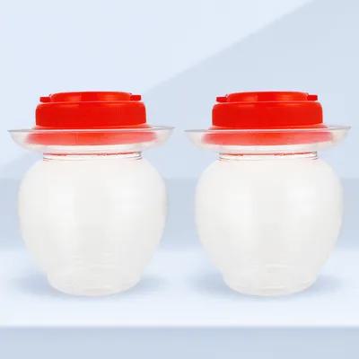 Food Storage Large - 2Pcs Pickle Jar Household Plastic Sealed