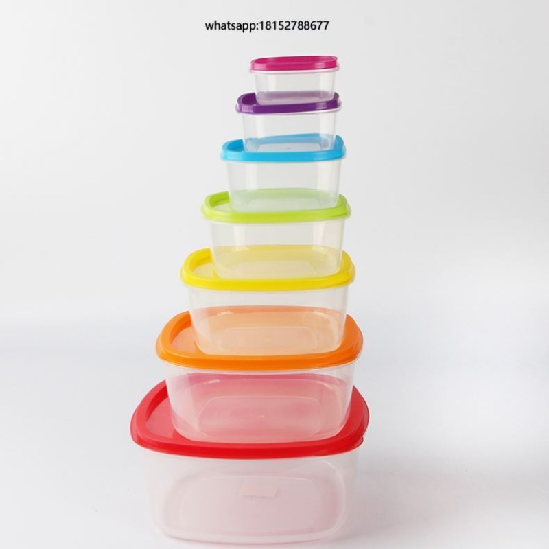 Food Storage And Containers - Rainbow 7pcs Food Container Plastic Food
