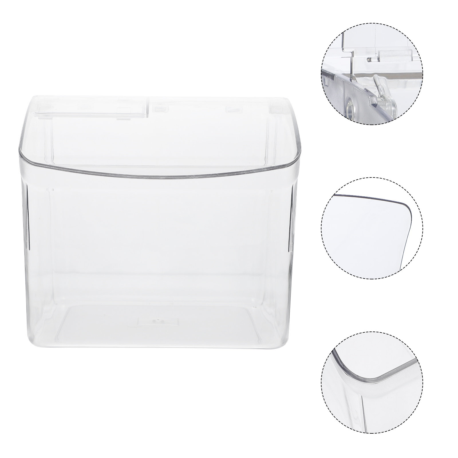 Food Storage In Restaurant - 1Pcs Transparent Candy Storage Box Flip