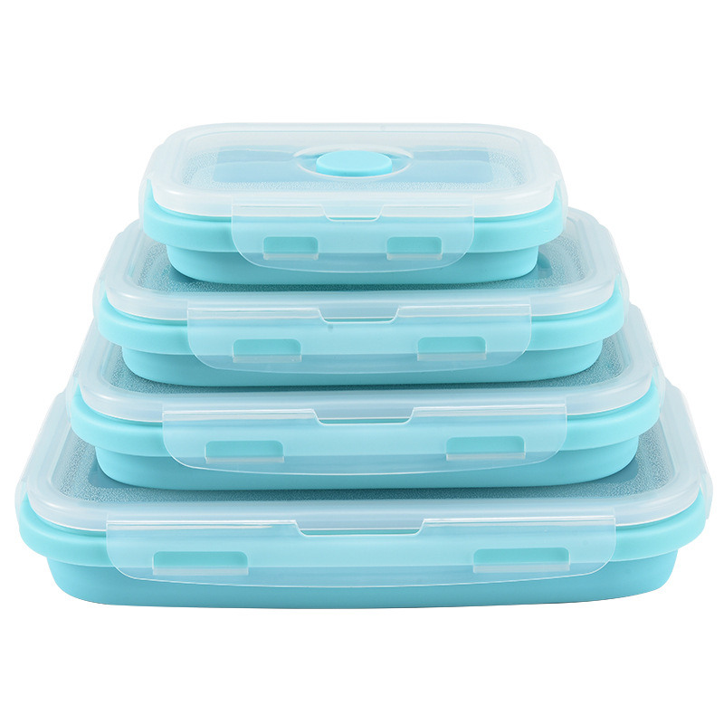 Food Storage Eco Friendly - Collapsible Silicone Food Storage Container With
