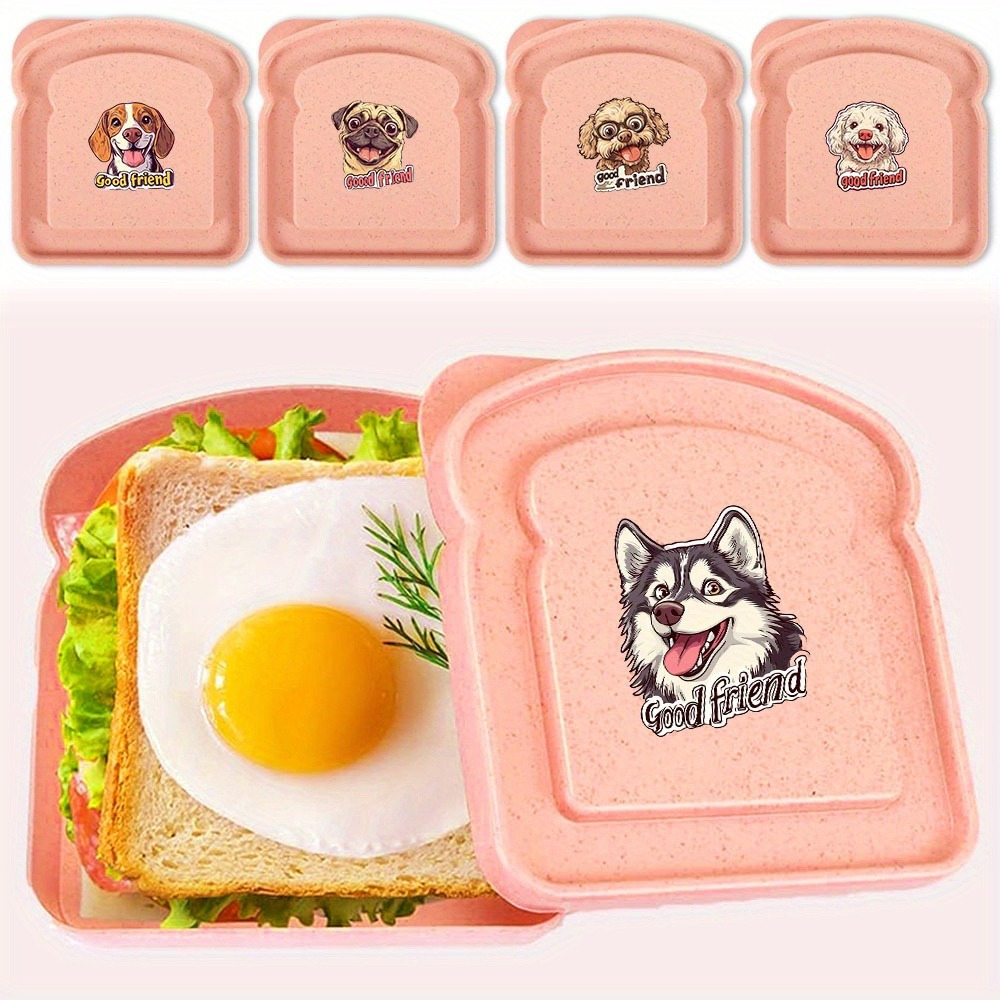 Food Storage Large - Large Capacity Toast Shaped Food Storage