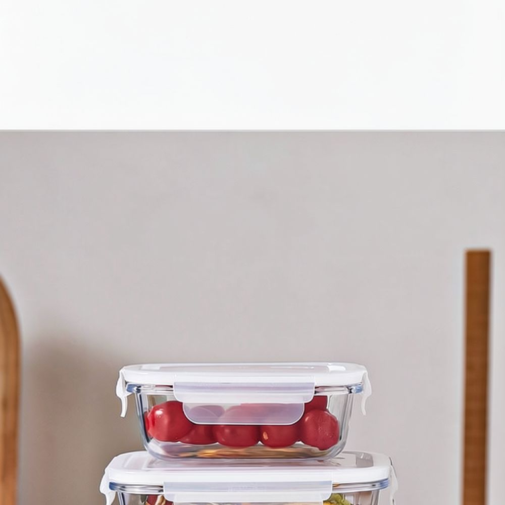 Food Storage Glass Containers - Microwave Safe Glass Bento Lunch Box