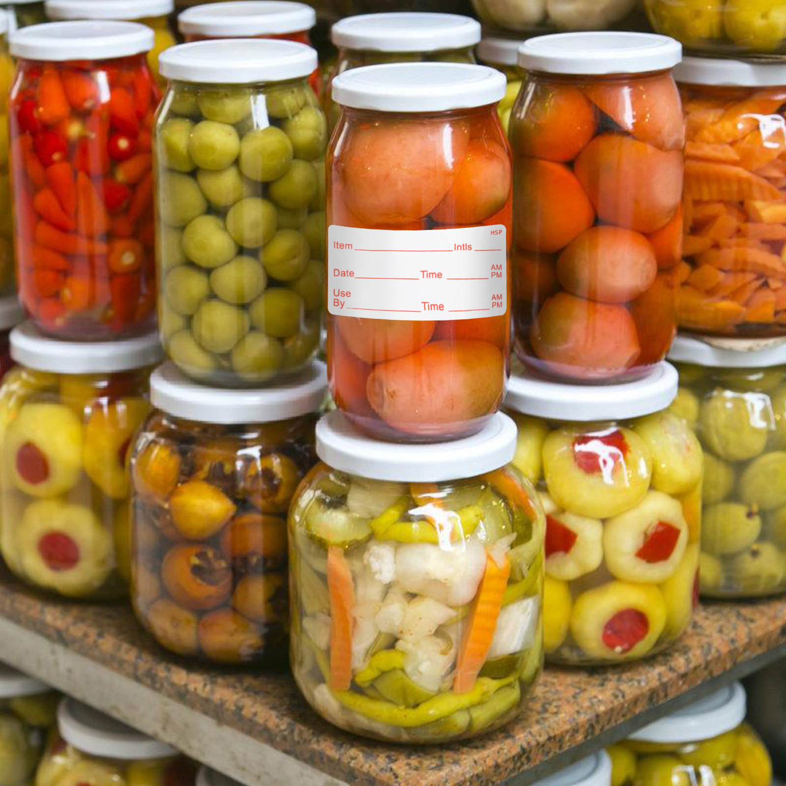 Food Storage In Restaurant - Freezer Labels 1 Roll Removable Food