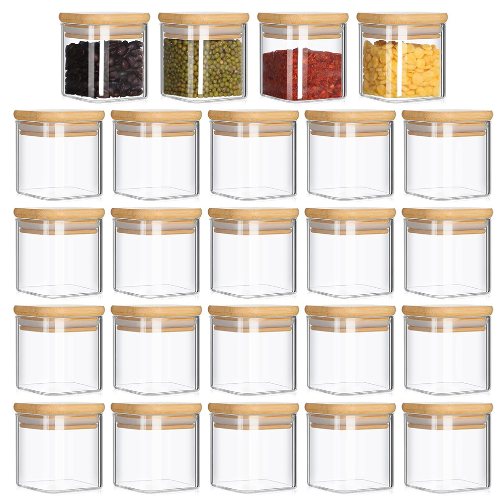 4oz 6Packs Glass Jars Set with - đánh giá và giá Food Storage Jar Labels