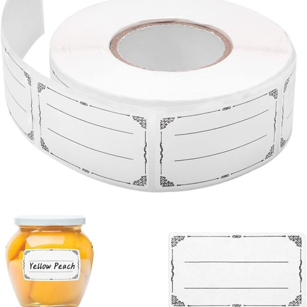 Writable Stickers Blank Rectan - đánh giá và giá Food Storage Jar Labels