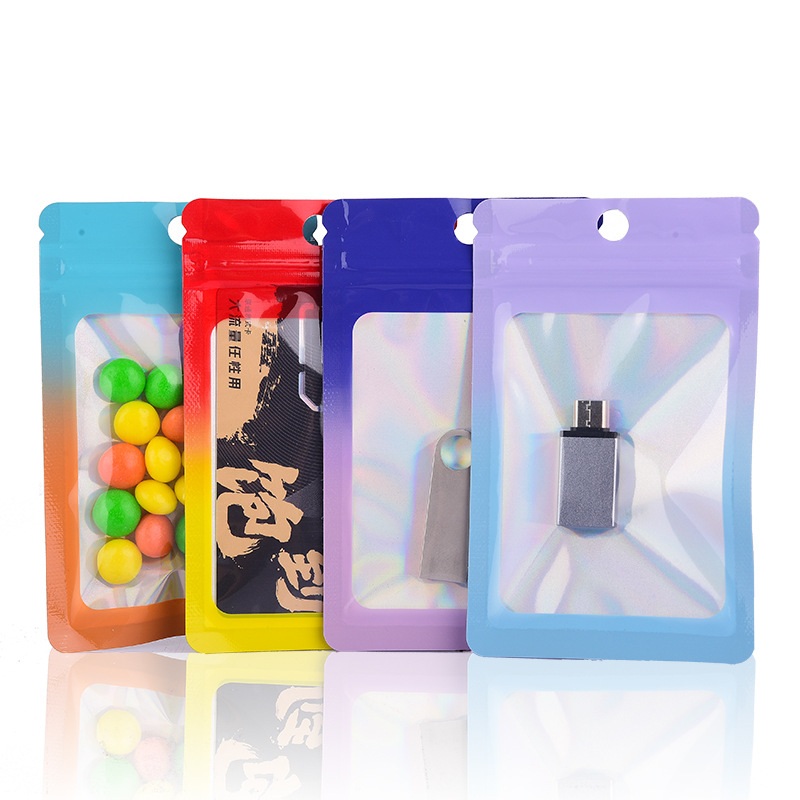 1000Pcs Laser Color Gradient Z - đánh giá và giá Food Storage In Mylar Bags