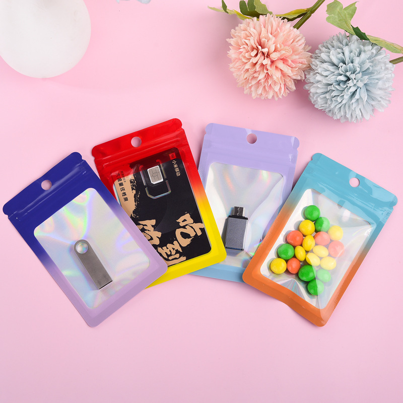 1000Pcs Laser Color Gradient Z - đánh giá và giá Food Storage In Mylar Bags