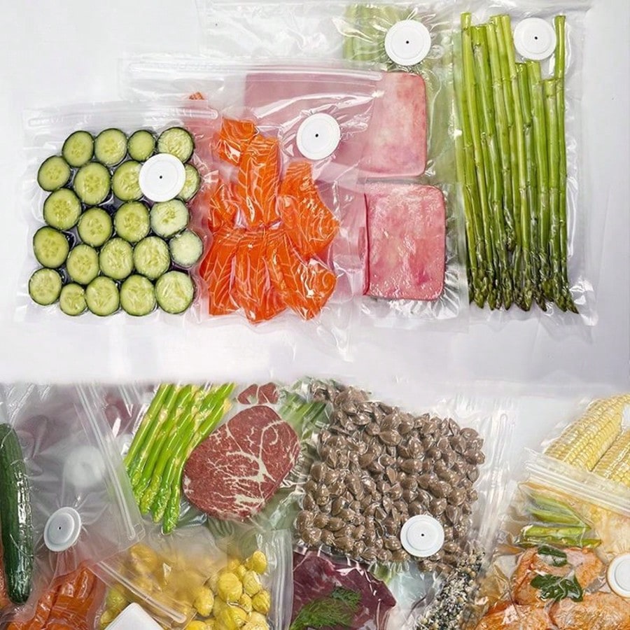 30pcs Reusable Vacuum Bags+1 C - đánh giá và giá Food Storage Vacuum Seal Bags