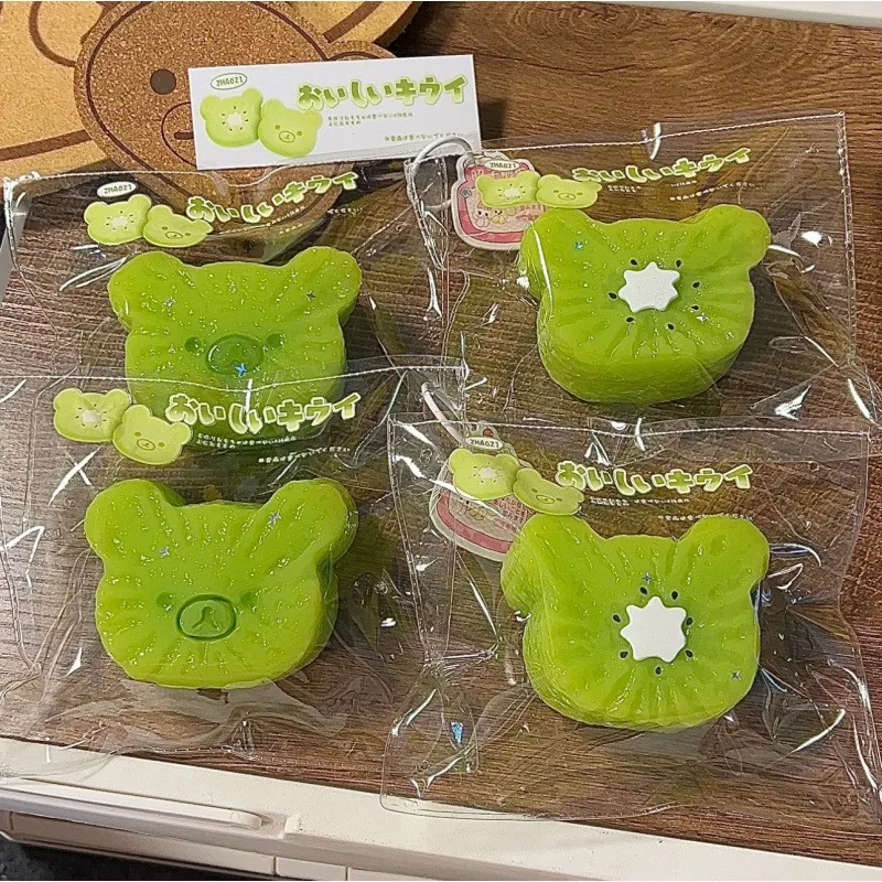 Cute Kiwi Fruit Bear Shaped Su - đánh giá và giá Food Storage And Containers