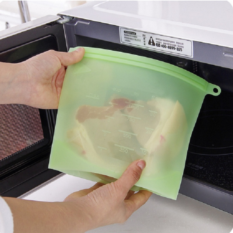 5pcs Silicone Food Storage Con - đánh giá và giá Food Storage Silicone Bags