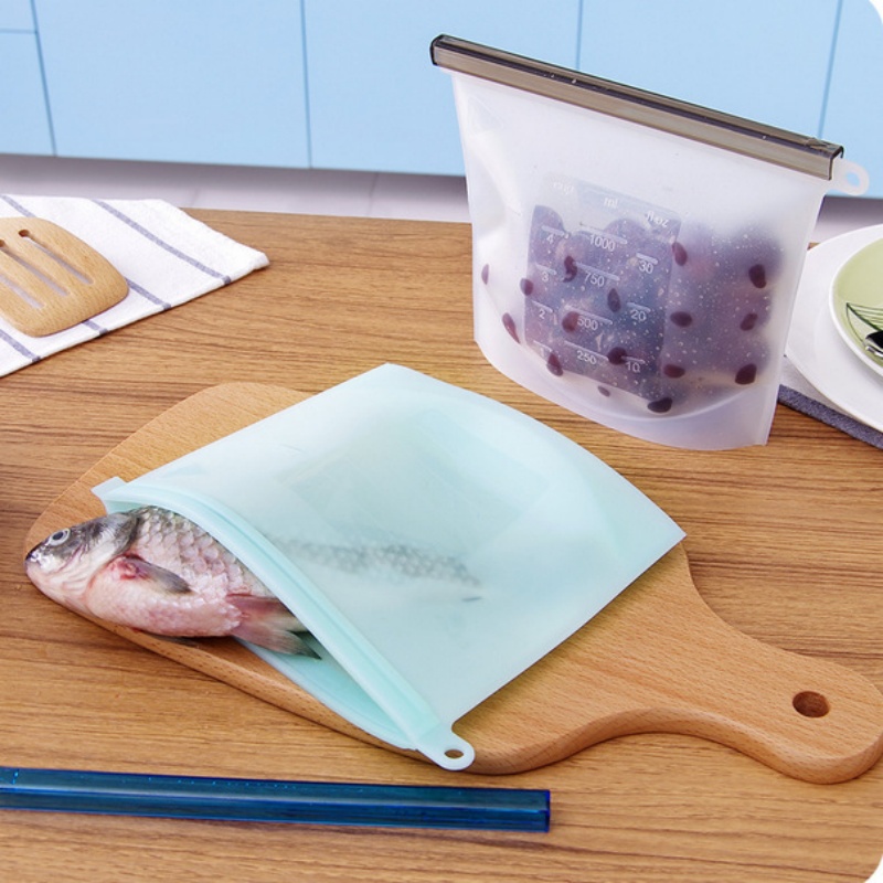5pcs Silicone Food Storage Con - đánh giá và giá Food Storage Silicone Bags