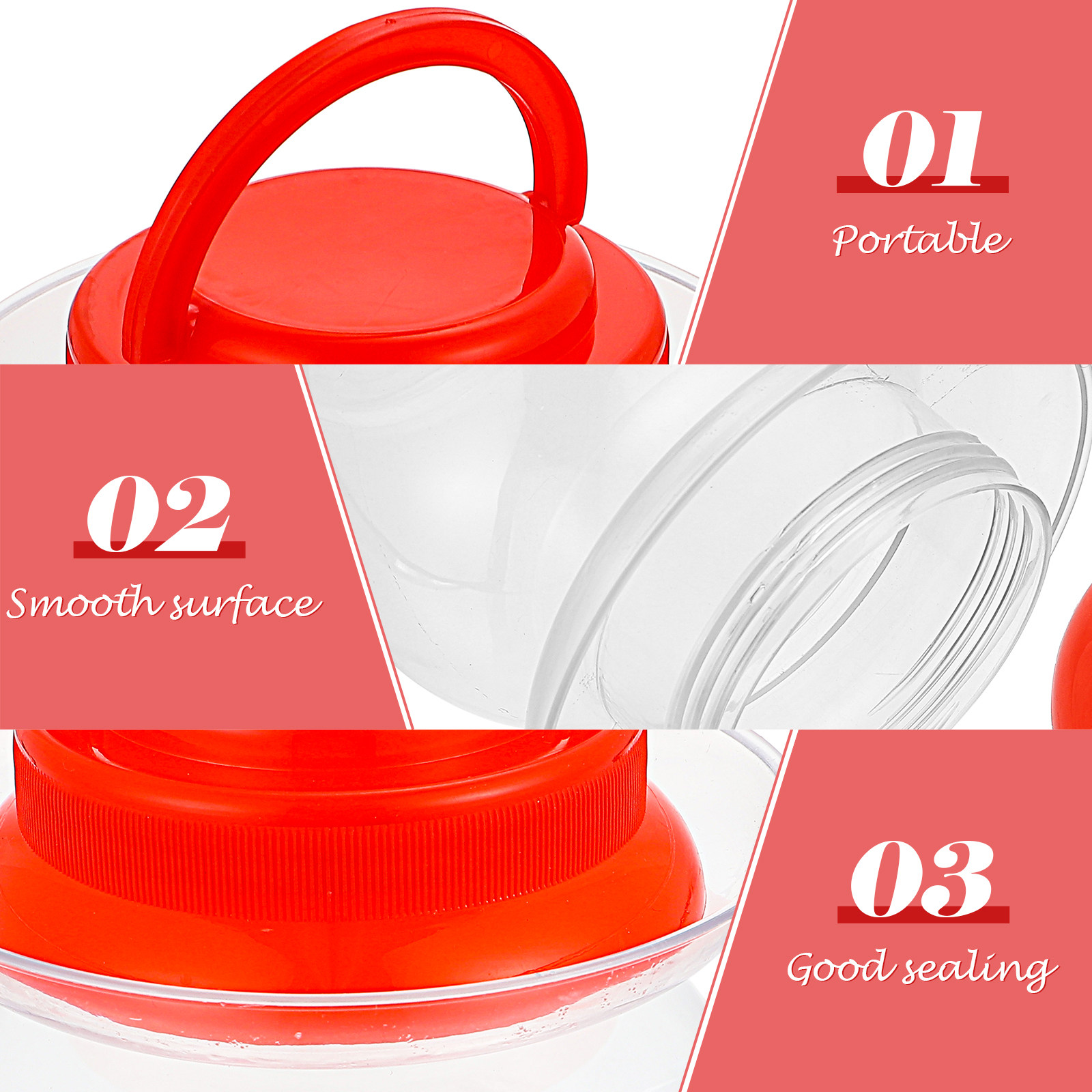 2Pcs Pickle Jar Household Plas - đánh giá và giá Food Storage Large
