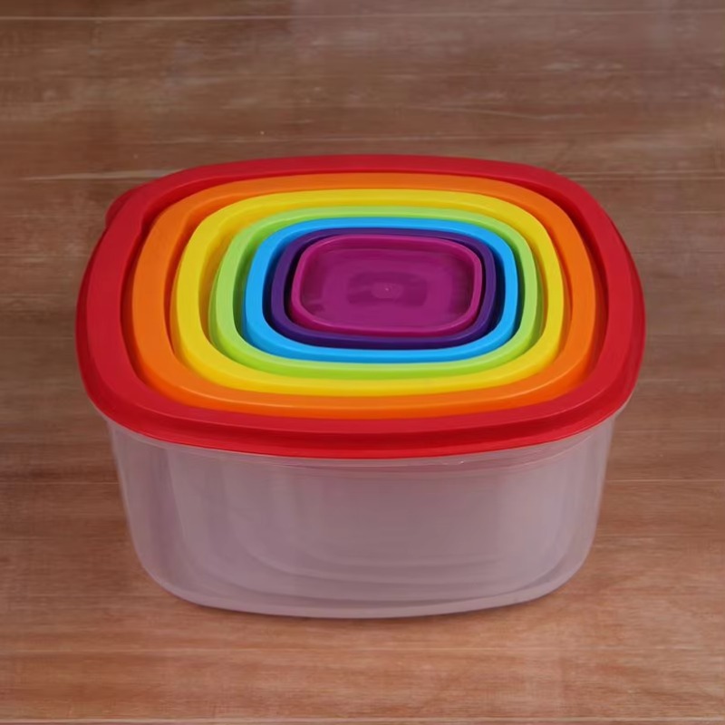 Rainbow 7pcs Food Container Pl - đánh giá và giá Food Storage And Containers