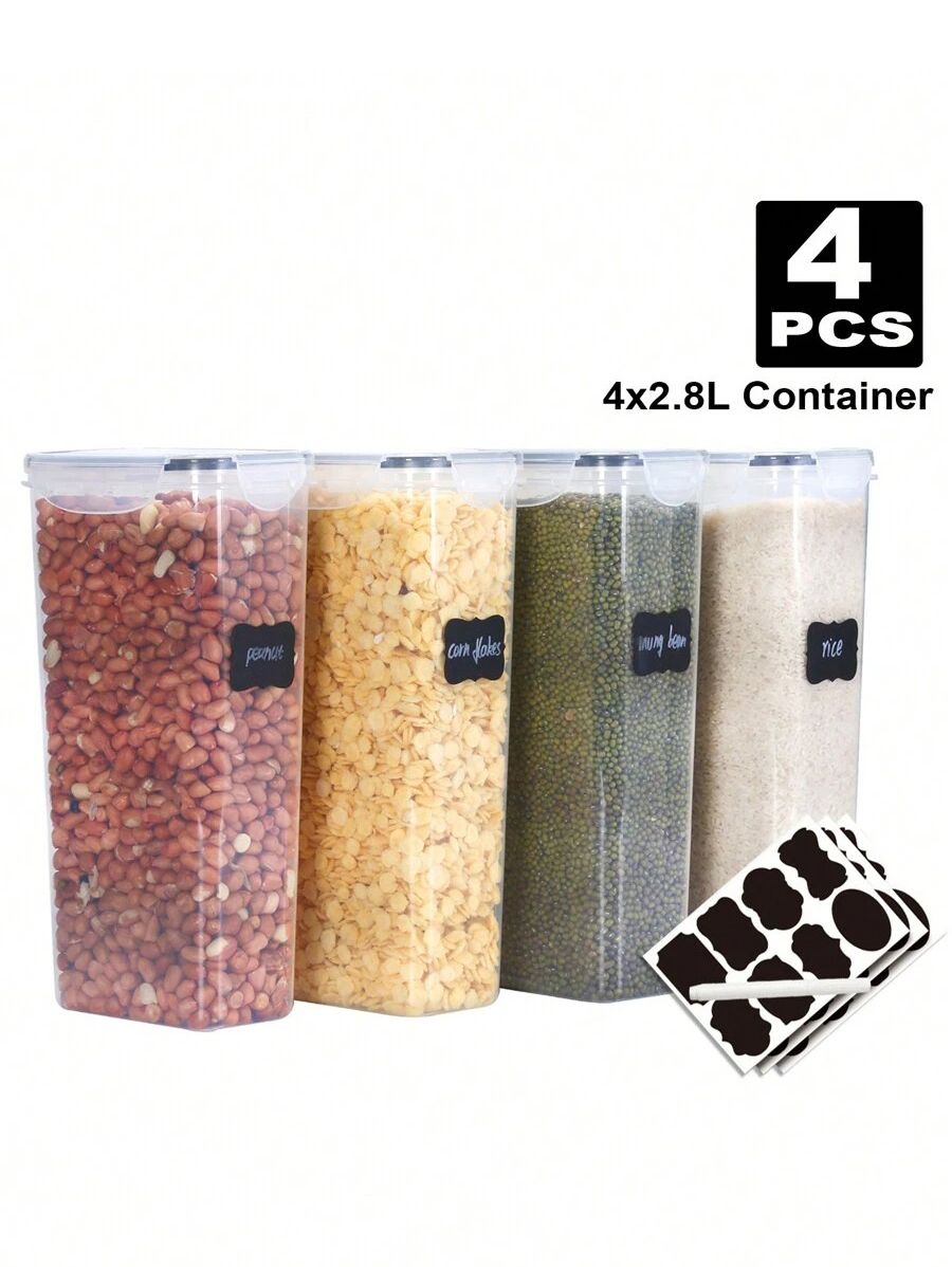 1/2/4pcs Airtight Food Storage - đánh giá và giá Food Storage Jar Labels