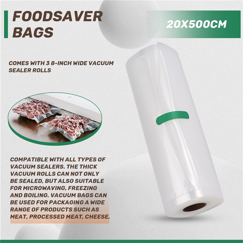 ABVJ-Vacuum Sealer Bags Rolls  - đánh giá và giá Food Storage Vacuum Bags