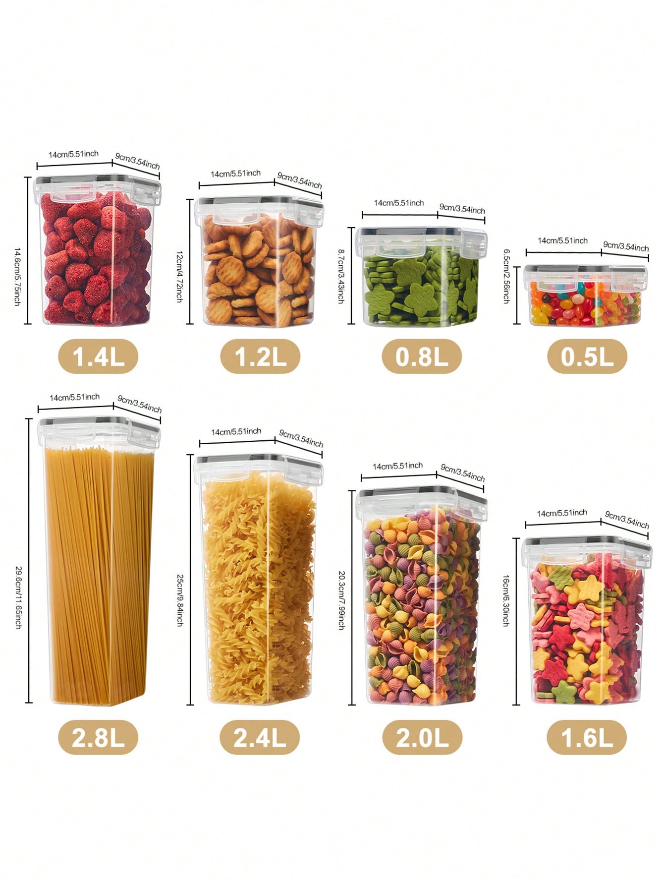 48pcs Sealed Food Storage Cont - đánh giá và giá Food Storage Labels