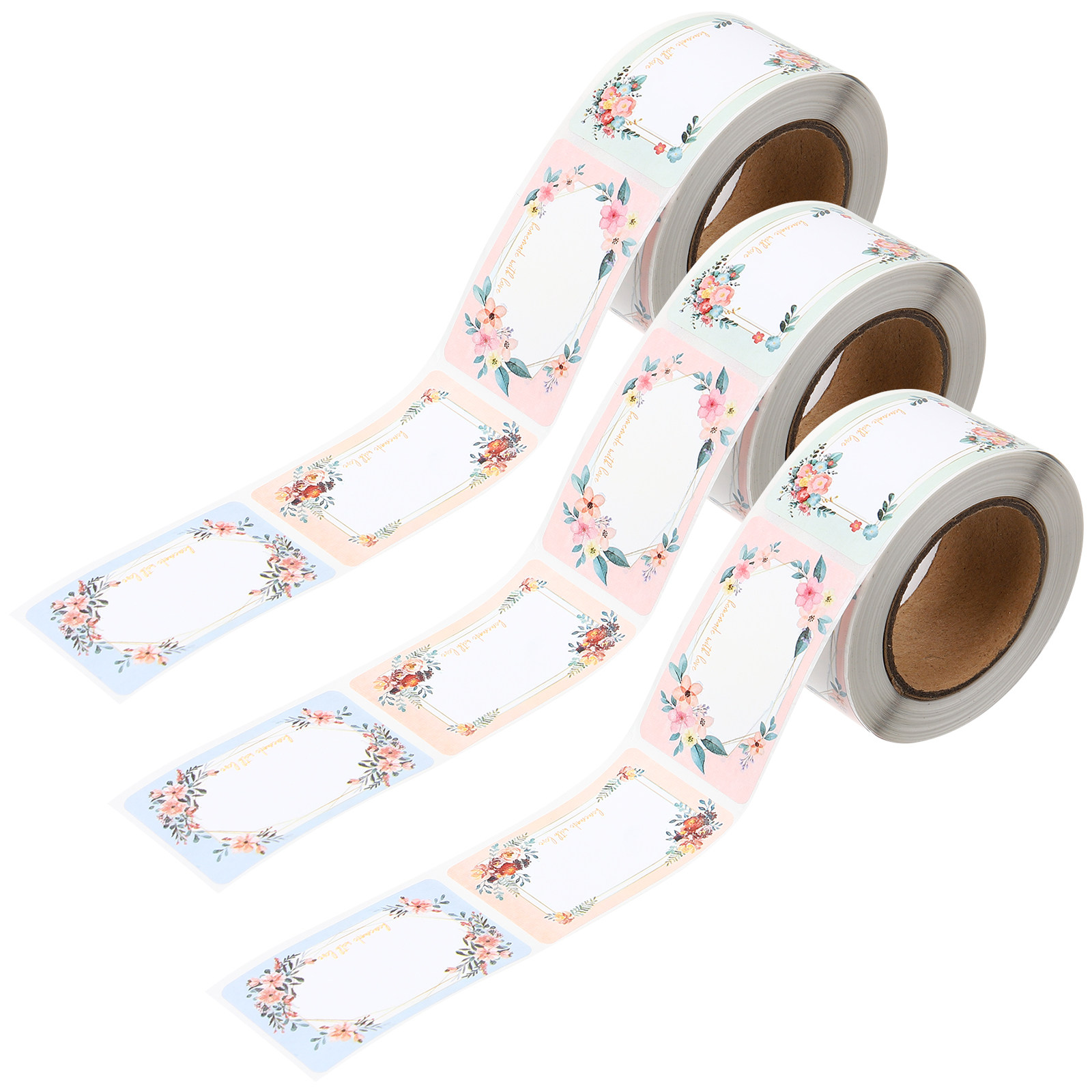 3 Rolls Blank Name Sticker Lab - đánh giá và giá Food Storage Labels