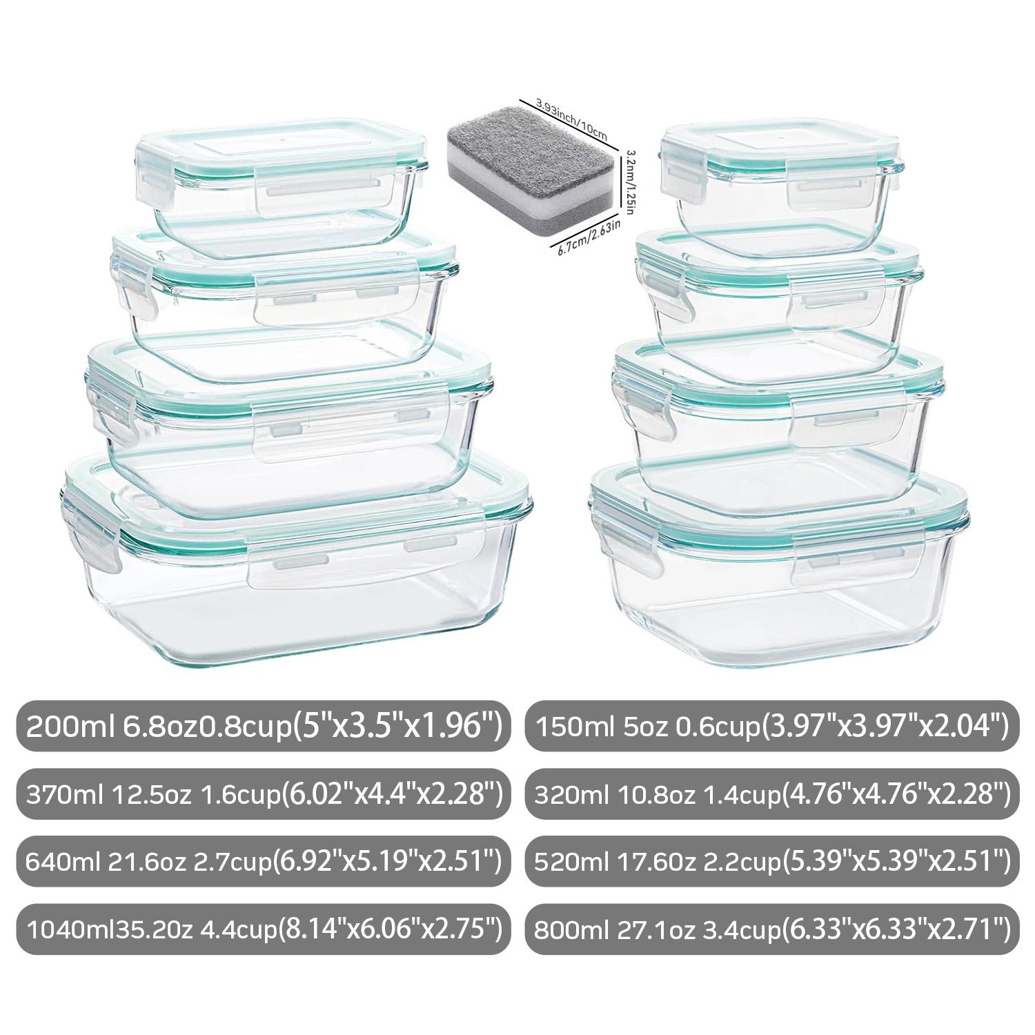 Portable Glass Kitchen Food Co - đánh giá và giá Food Storage Glass Containers