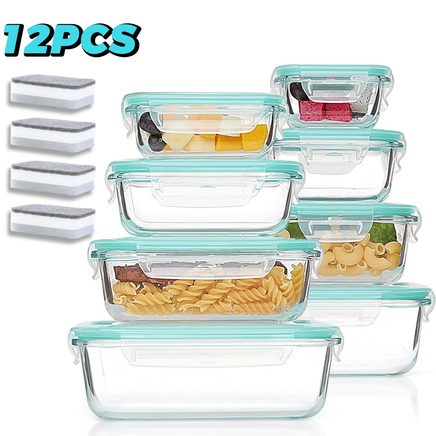 Portable Glass Kitchen Food Co - đánh giá và giá Food Storage Glass Containers