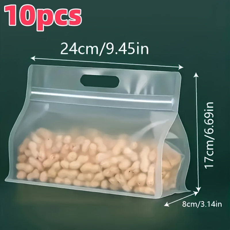 10pcs Reusable Self-Sealing Fo - đánh giá và giá Food Storage Bags Reusable