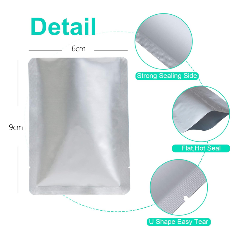 5-50pcs Silver Vacuum Sealer A - đánh giá và giá Food Storage Mylar Bags