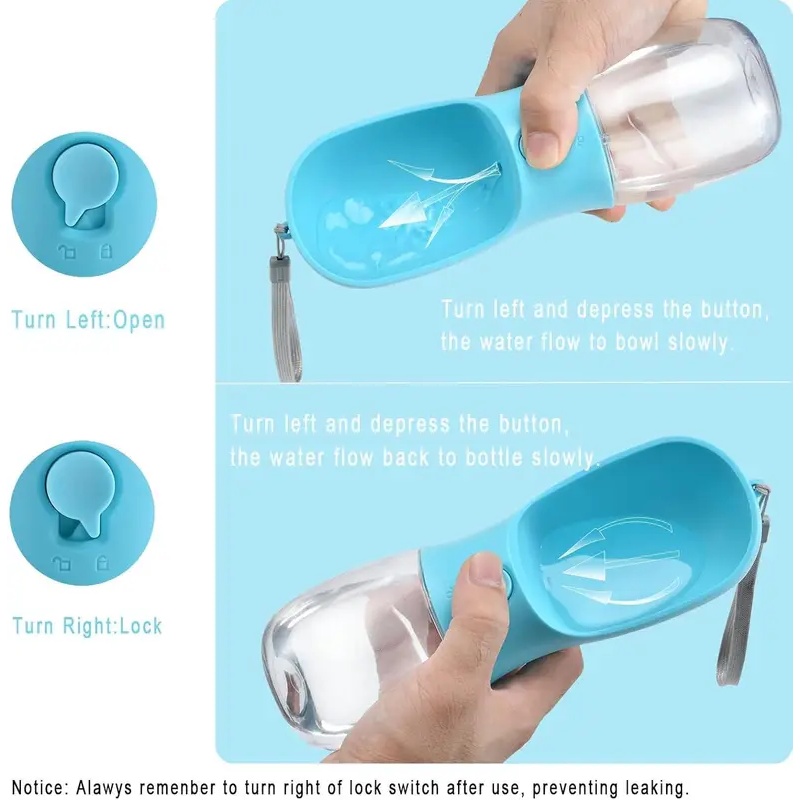 Dog Water Bottle with Food Con - đánh giá và giá Food Storage Necessities