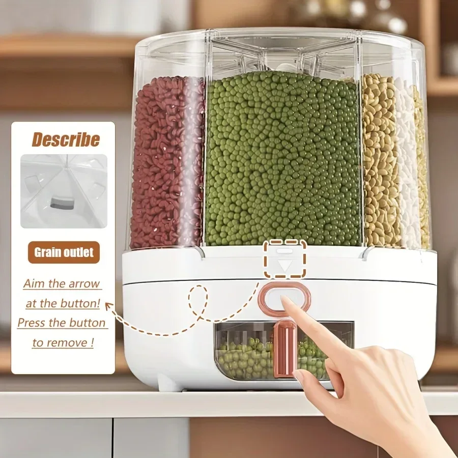 6-Compartment 360° Rotating Ai - đánh giá và giá Food Storage Safe