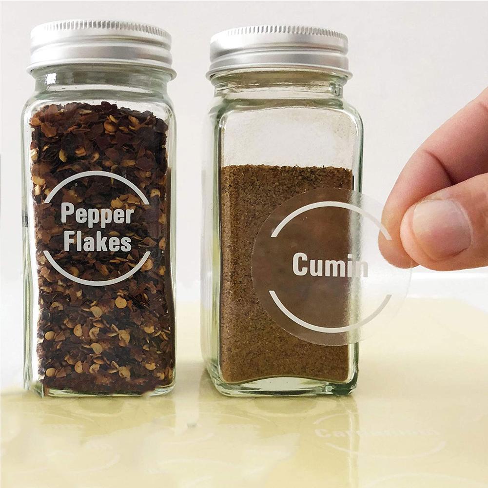144 Pcs/set Transparent Spice  - đánh giá và giá Food Storage Jar Labels