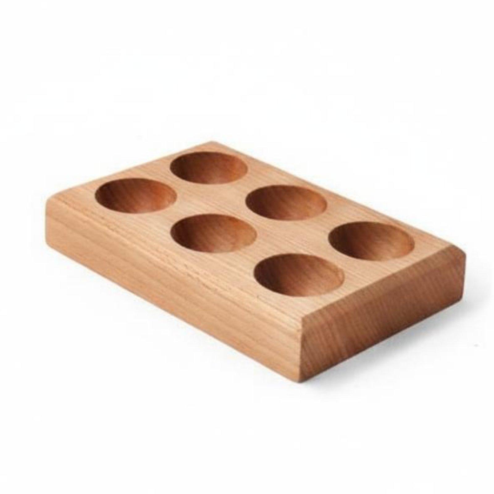 Beech Wood Egg Tray Deep Slot  - đánh giá và giá Egg Storage Holder