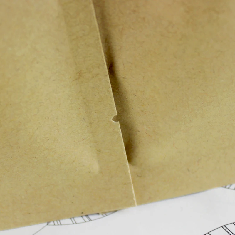 8*12cm Open Top Brown Kraft Pa - đánh giá và giá Food Storage In Mylar Bags