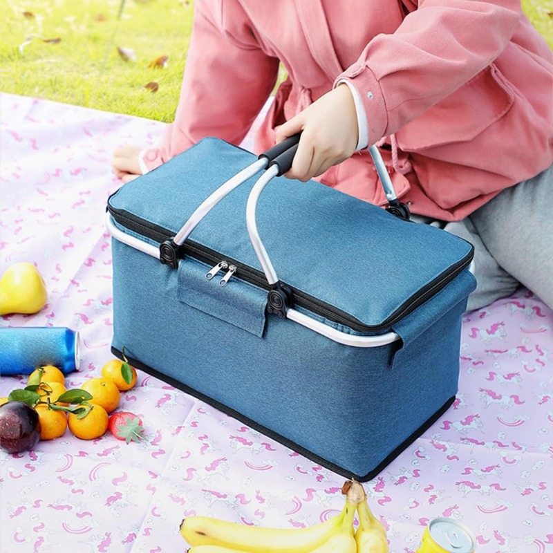 Flat Foldable Oxford Picnic Ba - đánh giá và giá Food Storage Aluminum