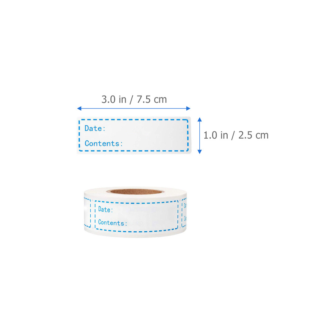 2pcs 2 Rolls Food Date Removab - đánh giá và giá Food Storage Jar Labels