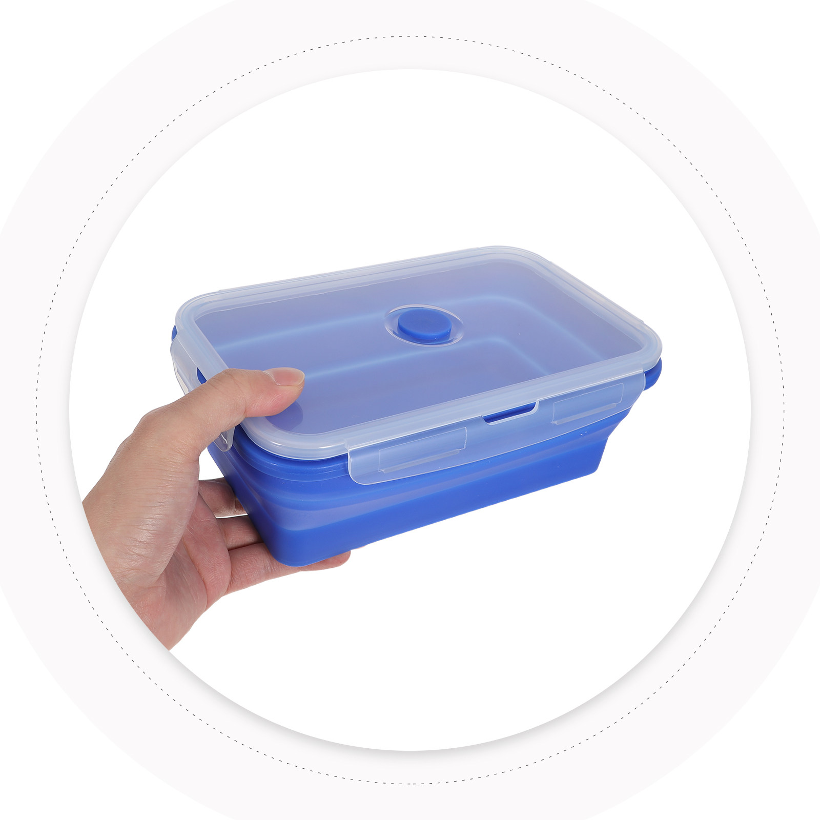 4Pcs Foldable Silicone Lunch B - đánh giá và giá Food Storage Safe
