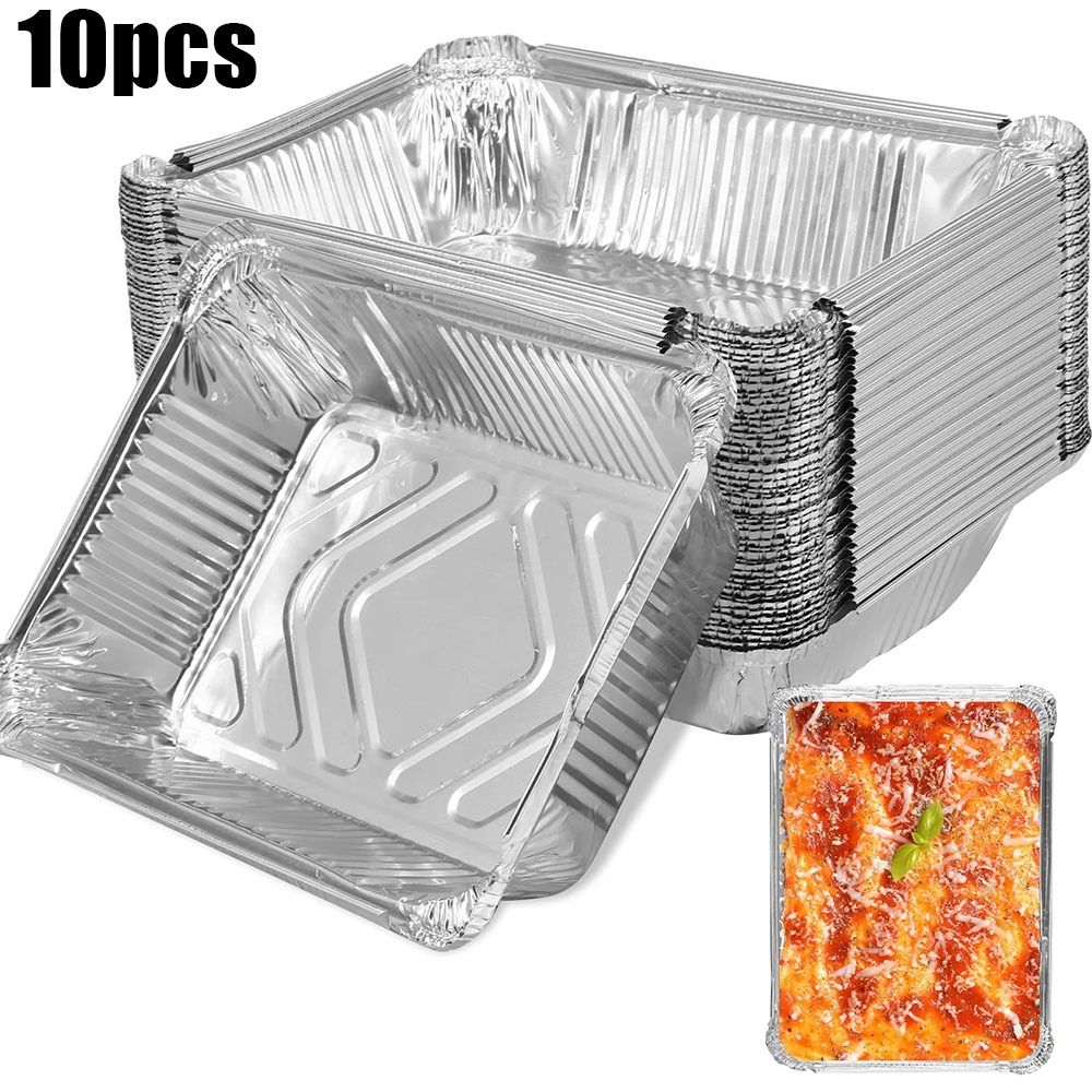 10PCS Disposable Aluminum Foil - đánh giá và giá Food Storage Aluminum