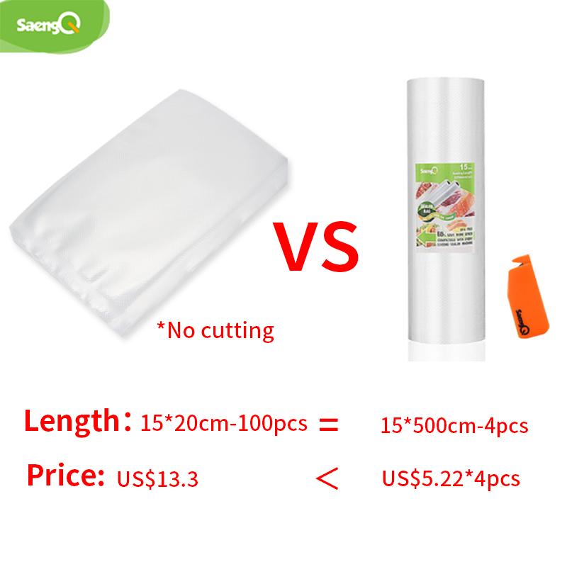 saengQ Kitchen Vacuum Bags for - đánh giá và giá Food Storage Vacuum Seal Bags