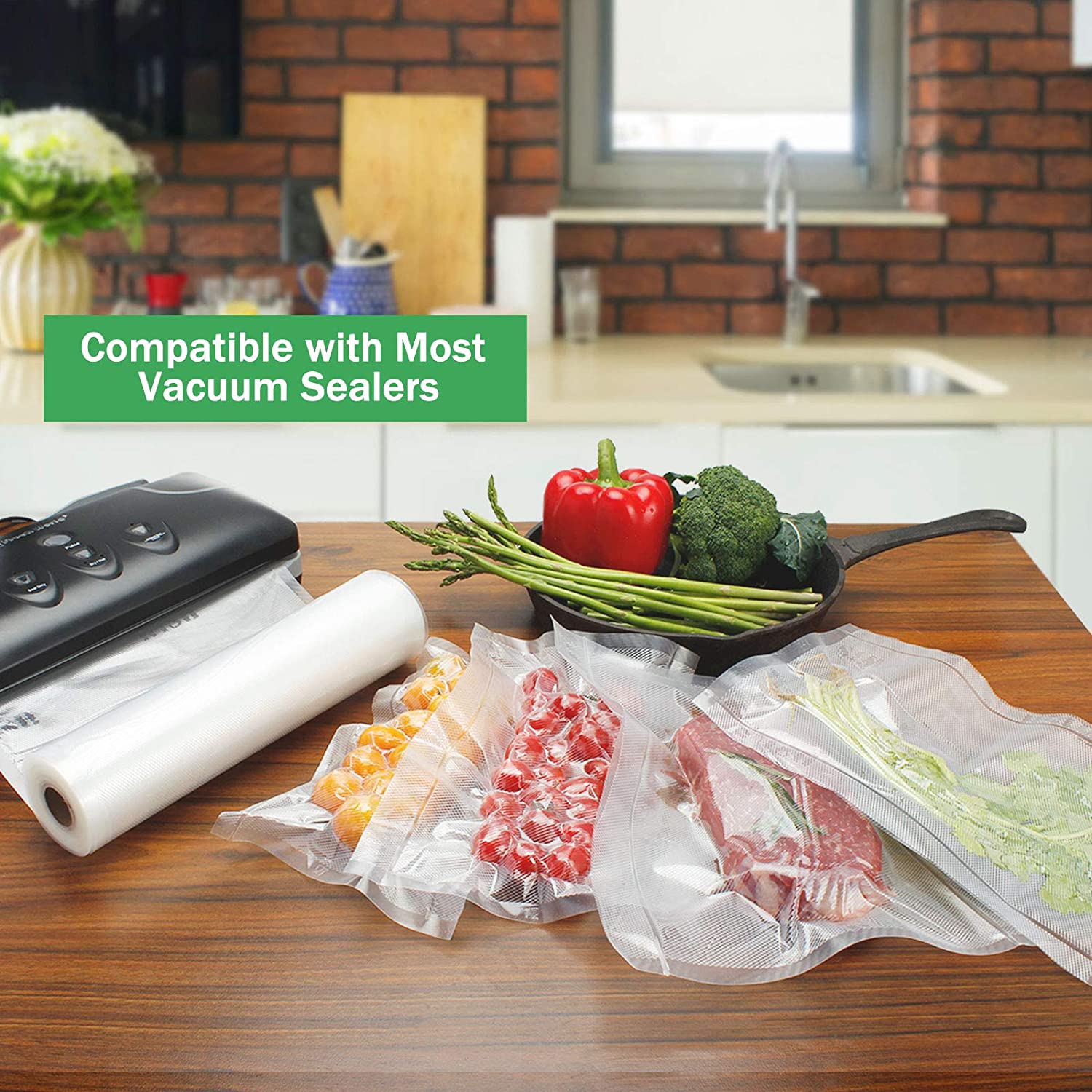 Vacuum bags for food Vacuum Se - đánh giá và giá Food Storage Vacuum Bags