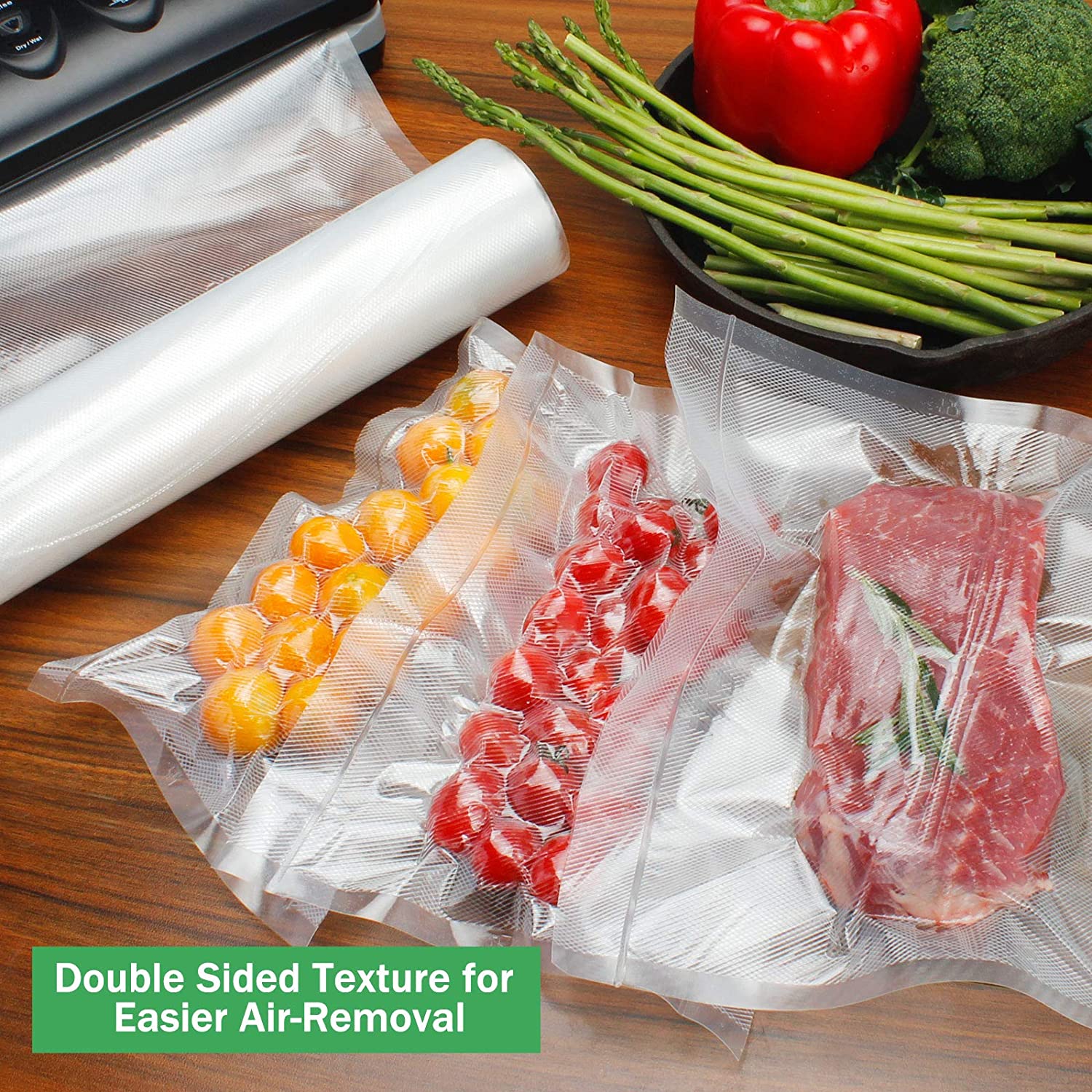 Vacuum bags for food Vacuum Se - đánh giá và giá Food Storage Vacuum Bags