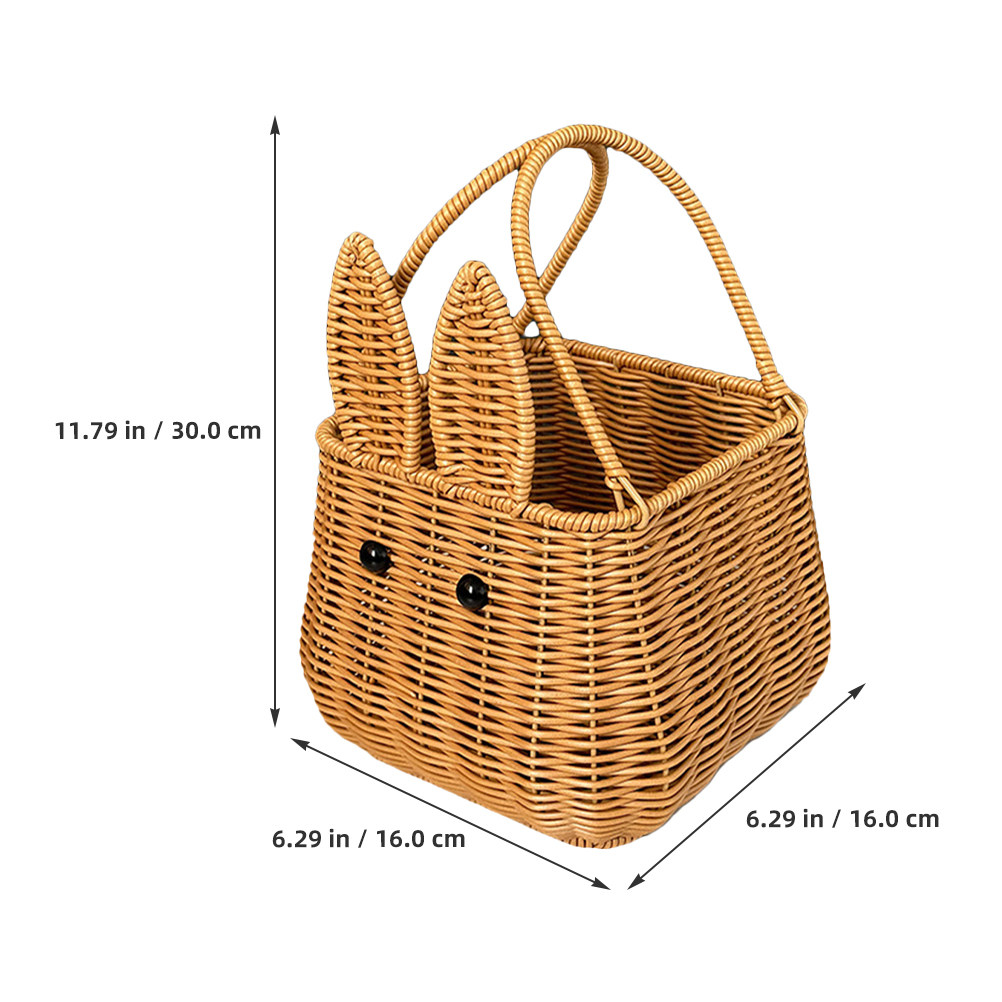 Bunny Woven Basket Decorative  - đánh giá và giá Egg Storage Holder