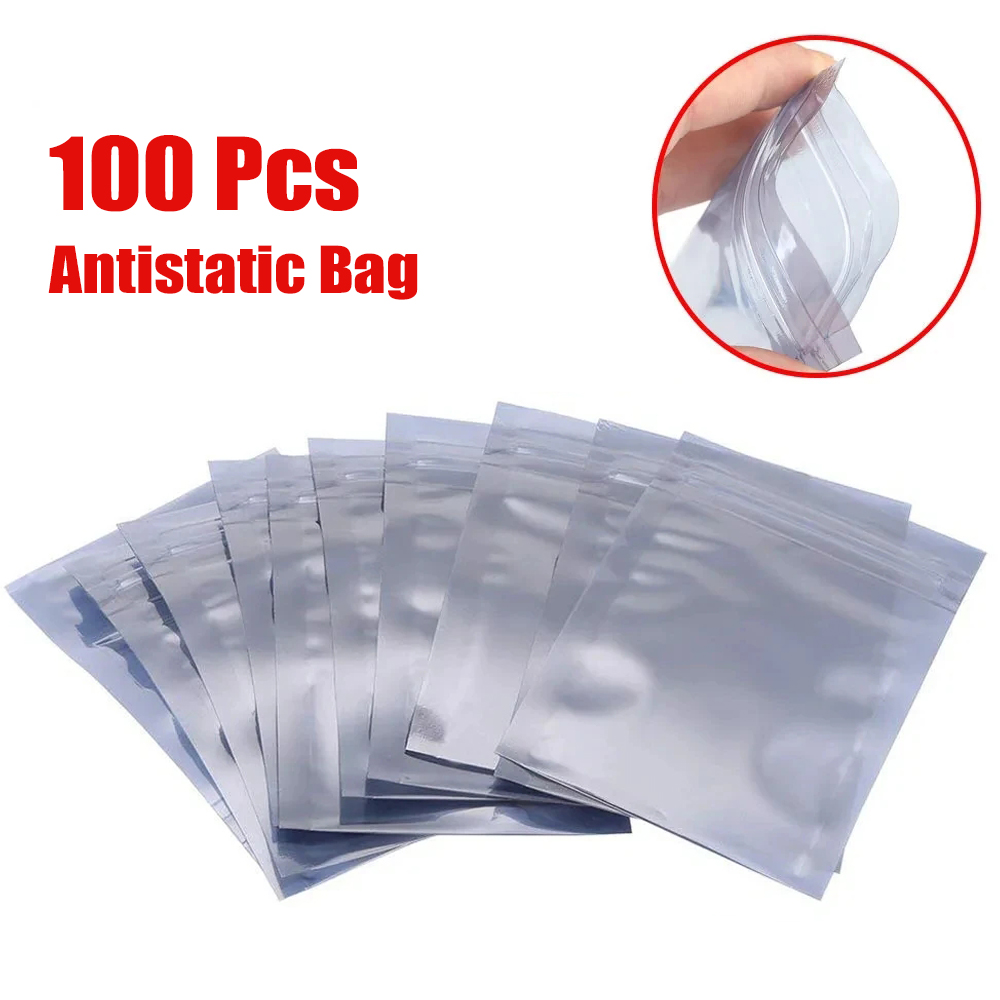 100Pcs Aluminum Antistatic Bag - đánh giá và giá Food Storage Mylar Bags