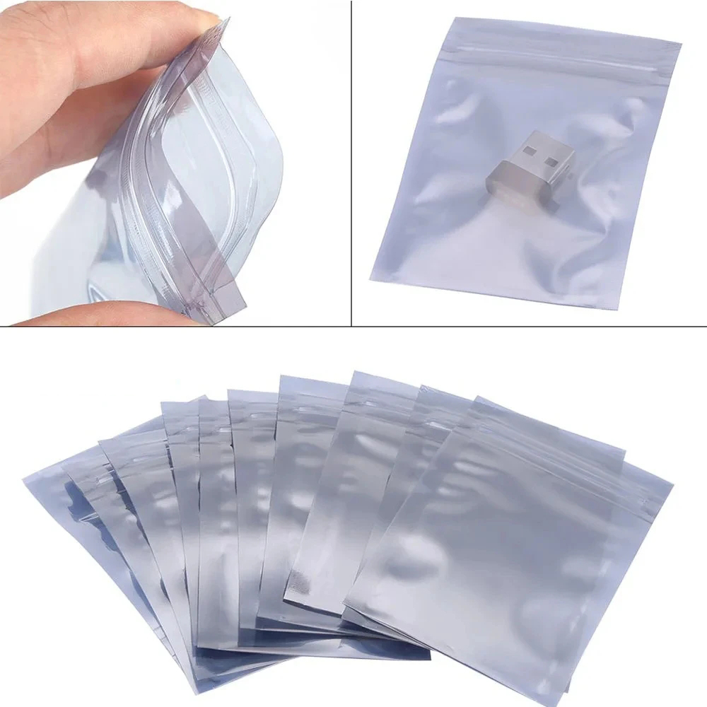 100Pcs Aluminum Antistatic Bag - đánh giá và giá Food Storage Mylar Bags