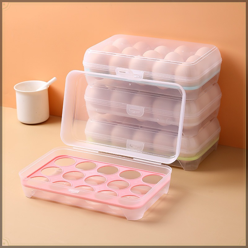 Egg Storage Box 15 Grids PP Vi - đánh giá và giá Egg Storage Holder