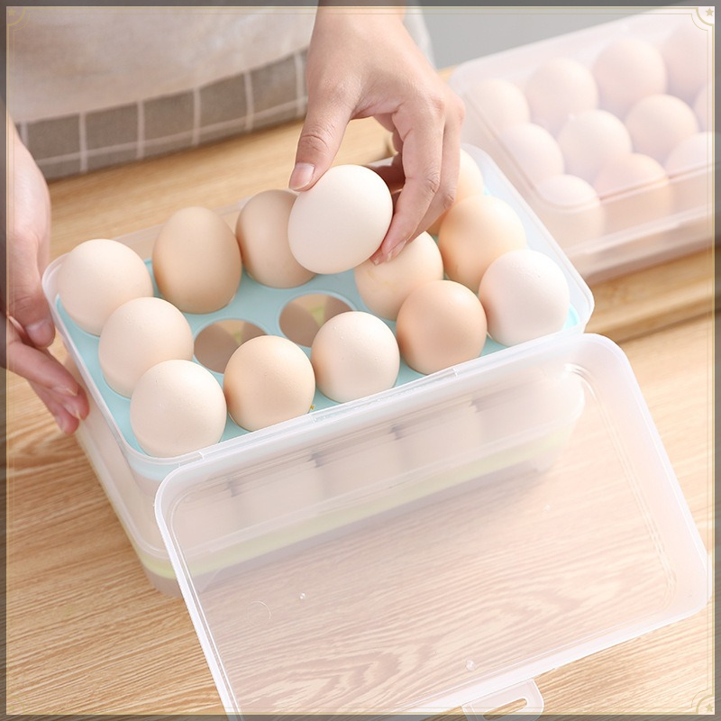 Egg Storage Box 15 Grids PP Vi - đánh giá và giá Egg Storage Holder