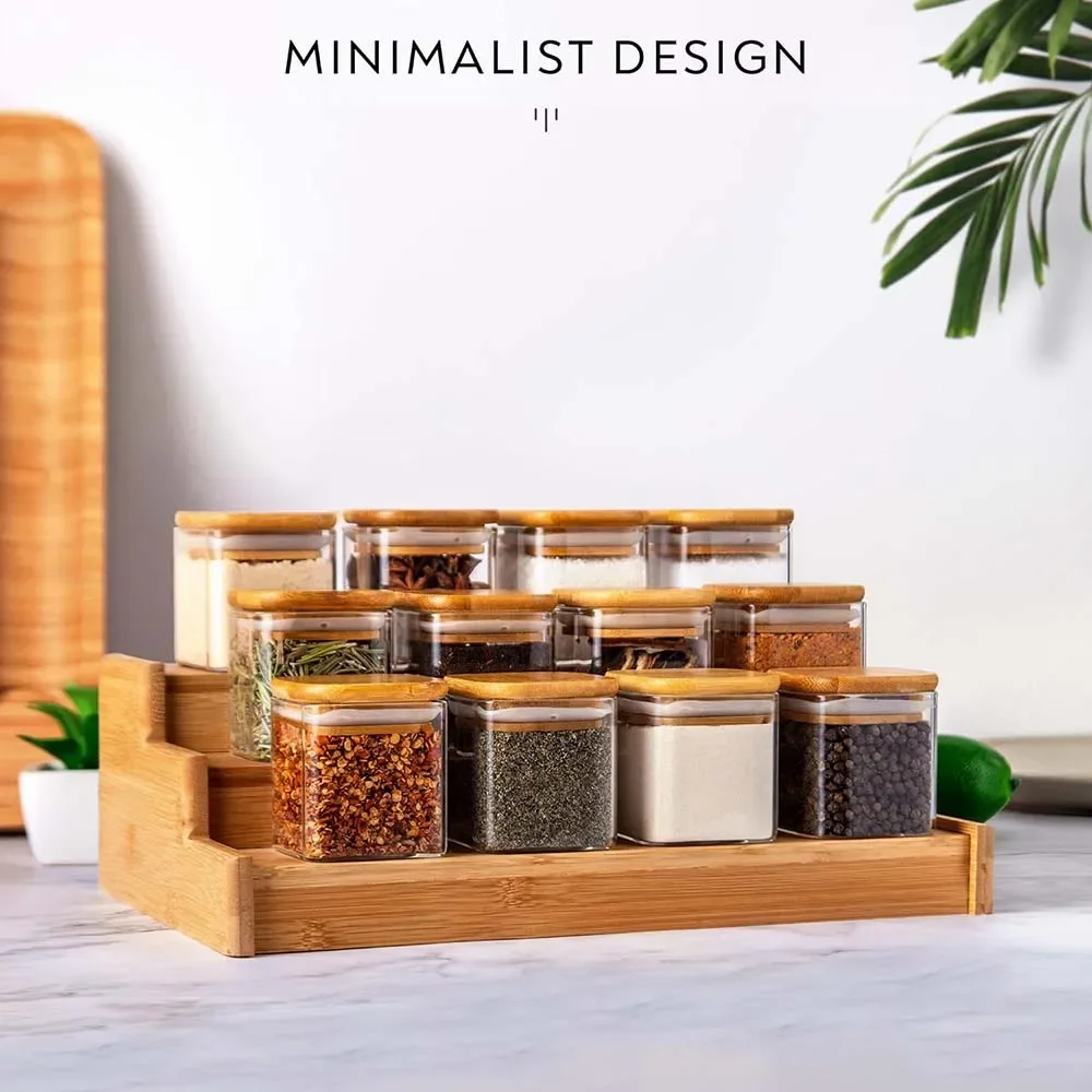 5oz Square Spice Jars with Bam - đánh giá và giá Food Storage Jar Labels