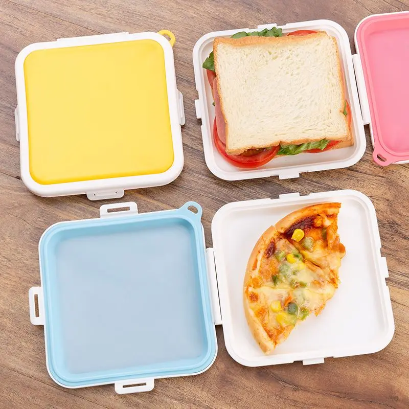 1pc Portable Sandwich Crisper  - đánh giá và giá Food Storage Silicone Bags
