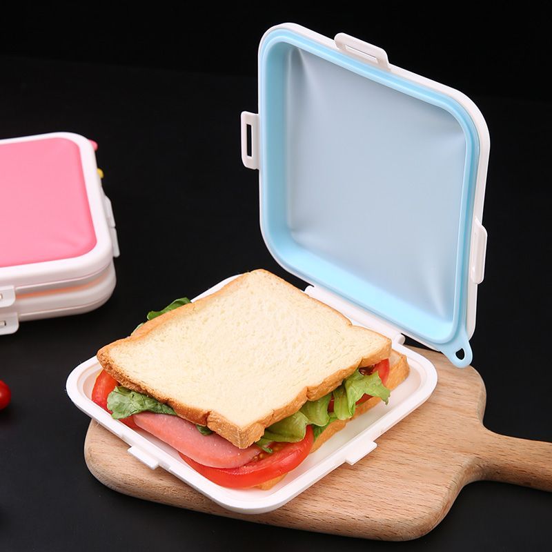 1pc Portable Sandwich Crisper  - đánh giá và giá Food Storage Silicone Bags