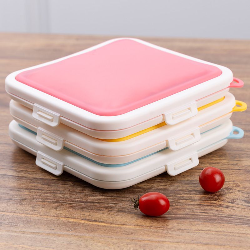 1pc Portable Sandwich Crisper  - đánh giá và giá Food Storage Silicone Bags