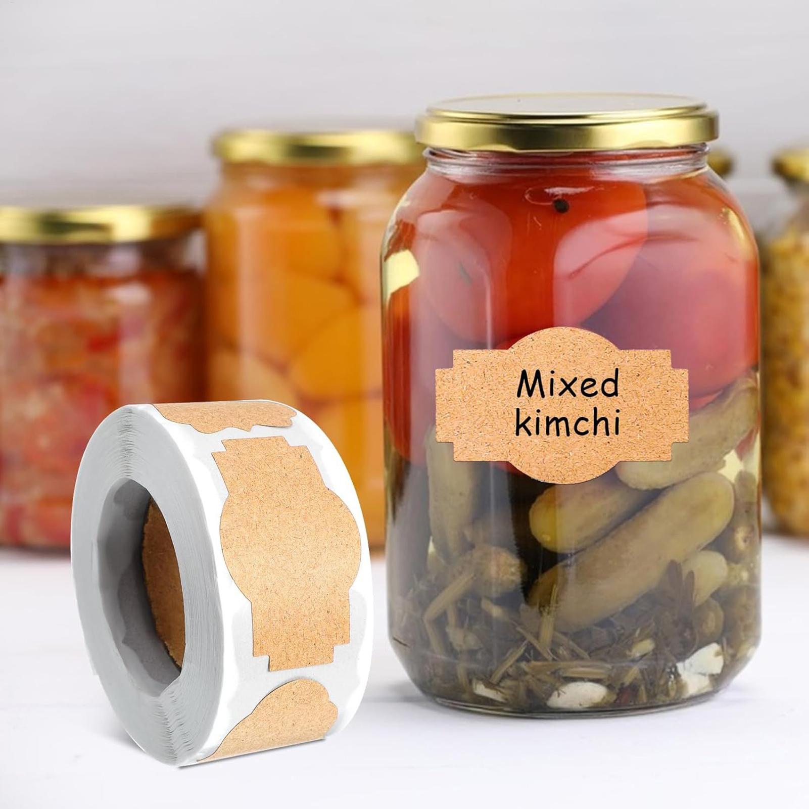 300 PCS Jar Labels Stickers Wr - đánh giá và giá Food Storage Jar Labels