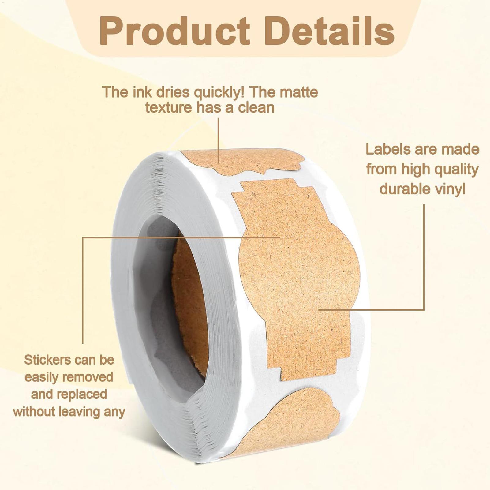 300 PCS Jar Labels Stickers Wr - đánh giá và giá Food Storage Jar Labels