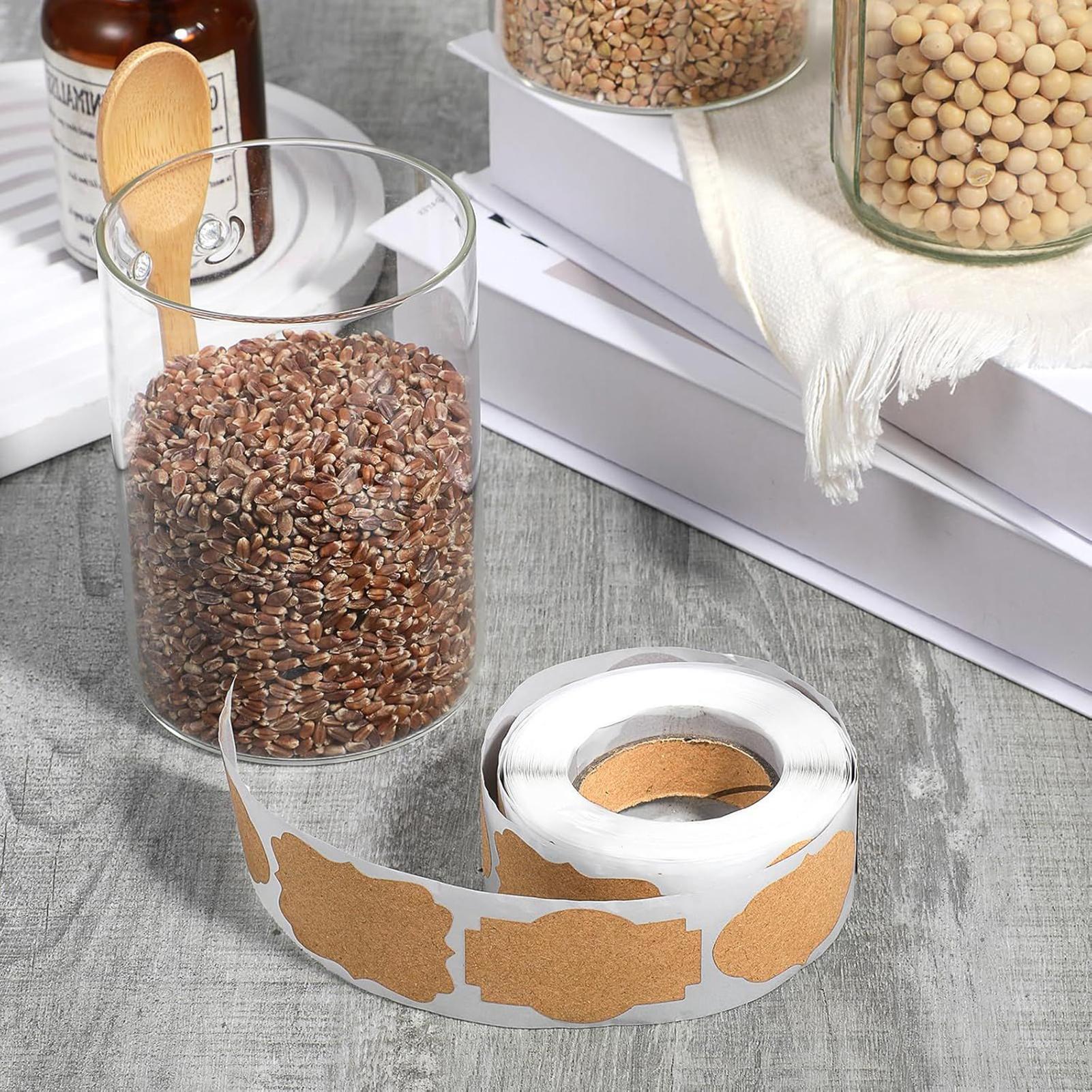 300 PCS Jar Labels Stickers Wr - đánh giá và giá Food Storage Jar Labels